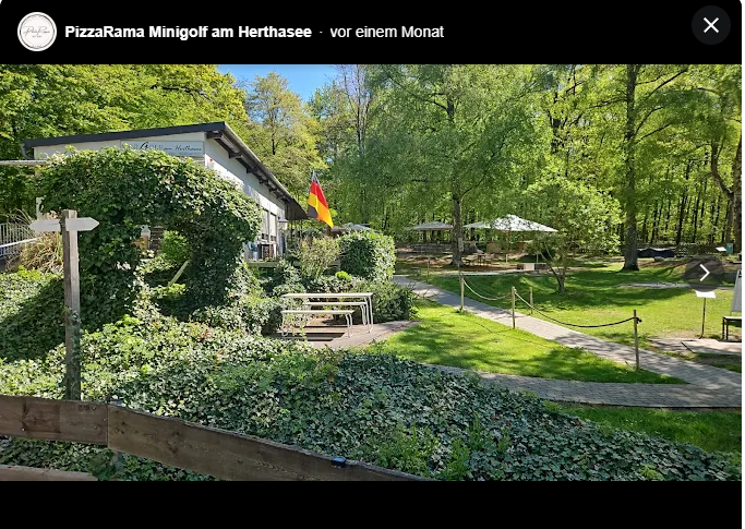 Pizzarama Minigolf am Herthasee